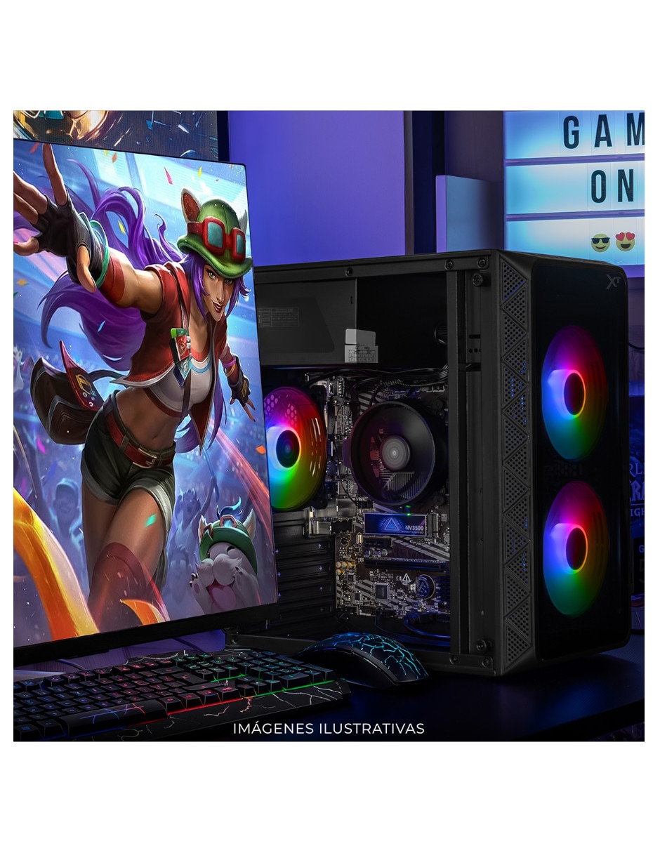 Computadora gamer XTACR732GBVEGA7MDPB 24 pulgadas Full HD AMD Ryzen 7 AMD Radeon Graphics 16 GB RAM 1 TB SSD 5