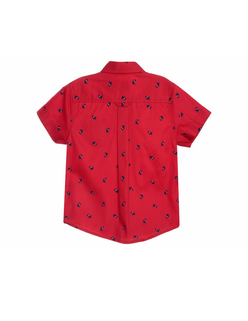 Camisa casual de algodón manga corta para niño 3