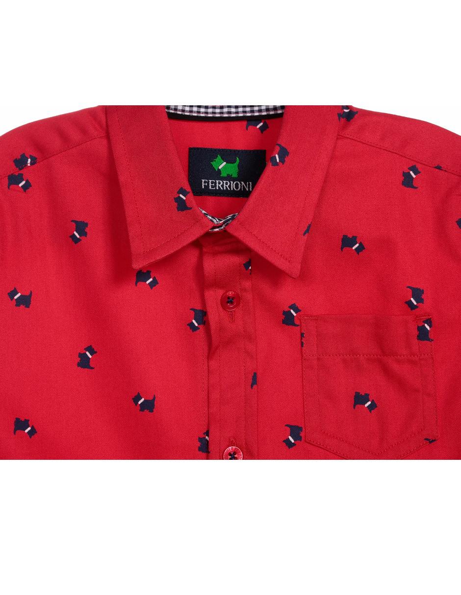Camisa casual de algodón manga corta para niño 2