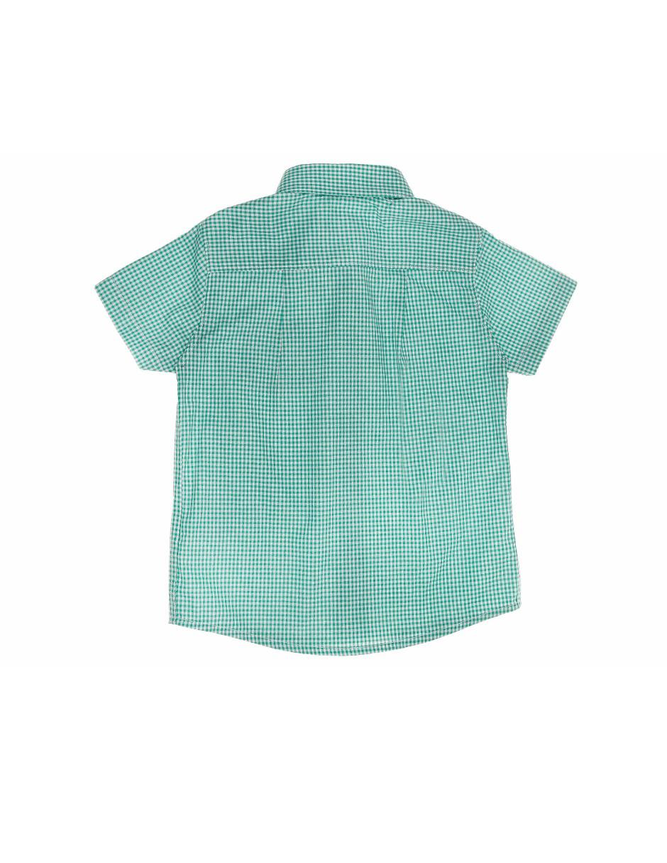 Camisa casual de algodón manga corta para bebé niño 2
