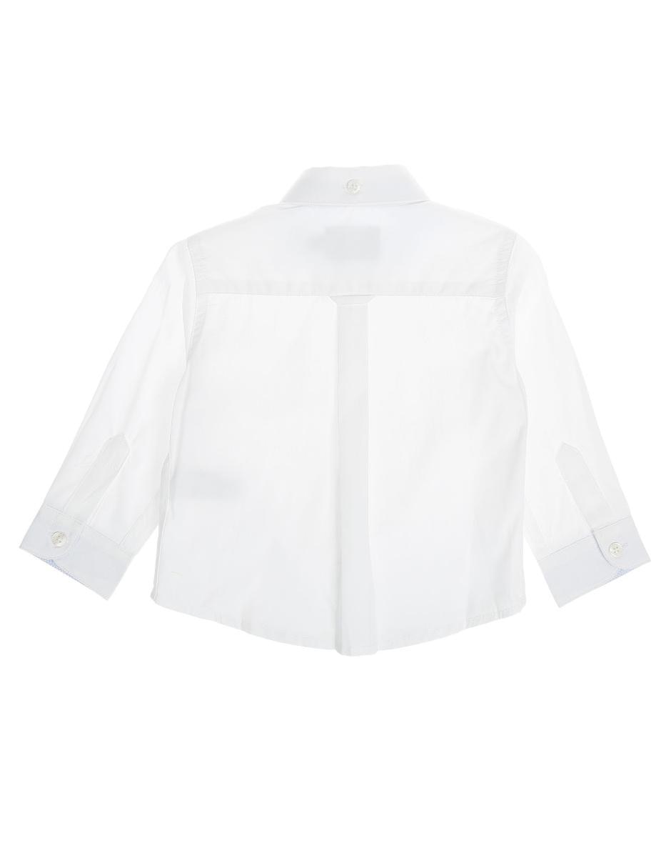 Camisa casual de algodón manga larga para niño 3