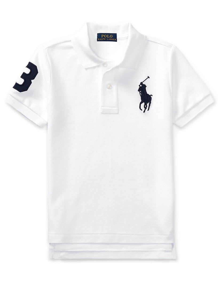 Playera tipo Polo Ralph Lauren de algodón para niño