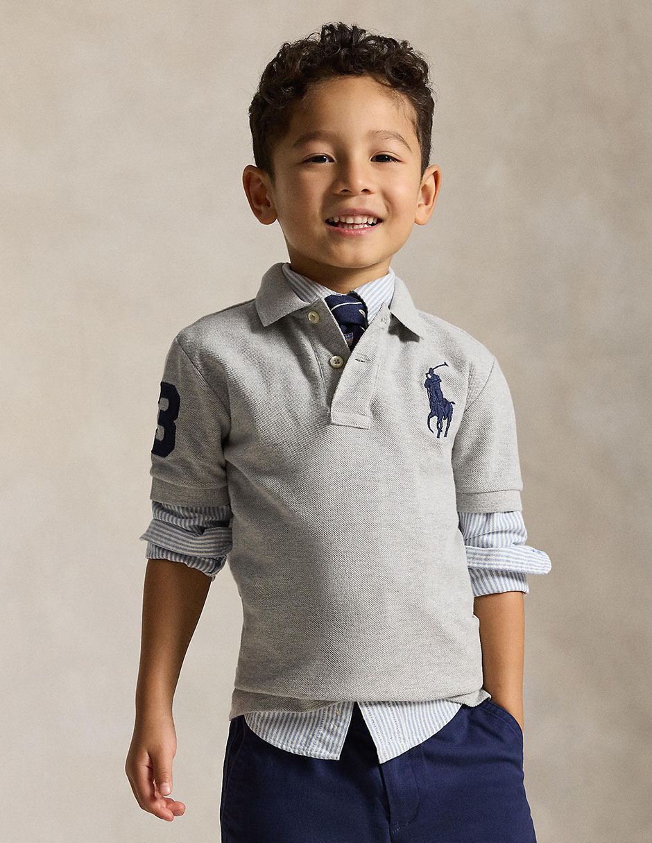 Playera tipo polo Polo Ralph Lauren de algodón para niño