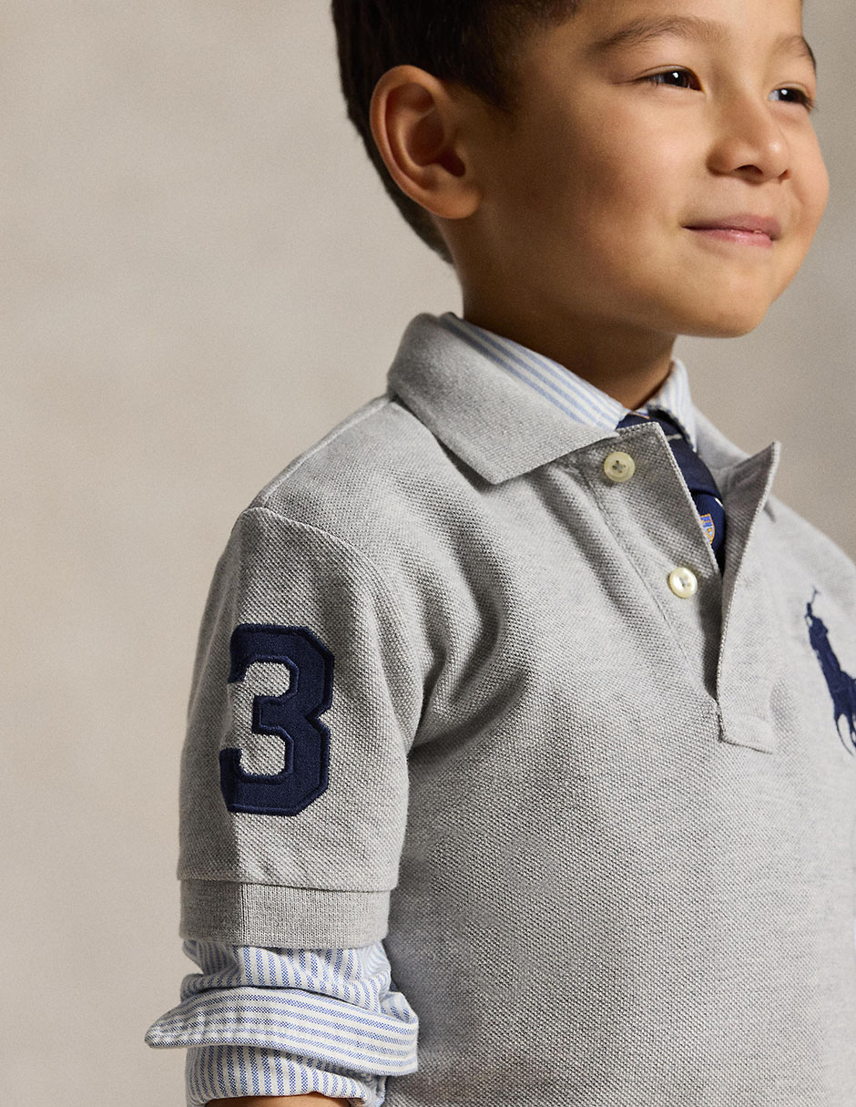 Playera tipo polo Polo Ralph Lauren de algodón para niño