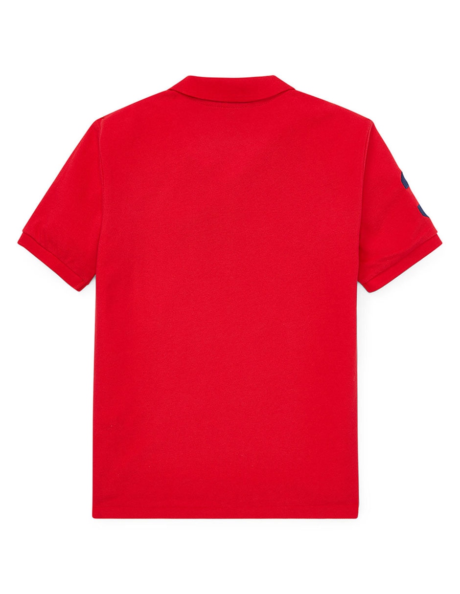Playera tipo polo de algodón para niño 2