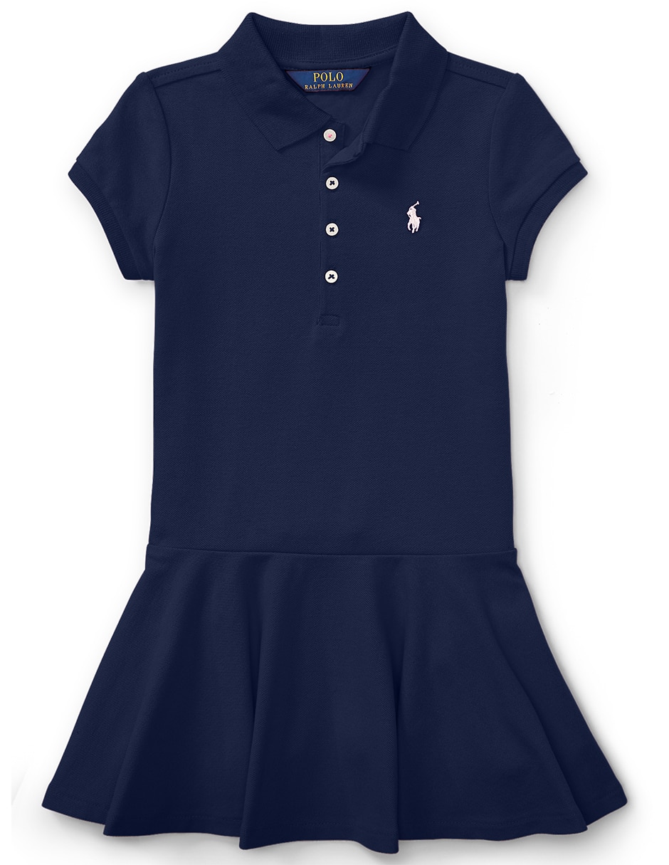 Vestido manga cap para niña