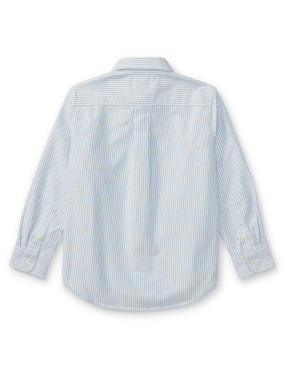Camisa casual Polo Ralph Lauren de algodón manga larga para niño