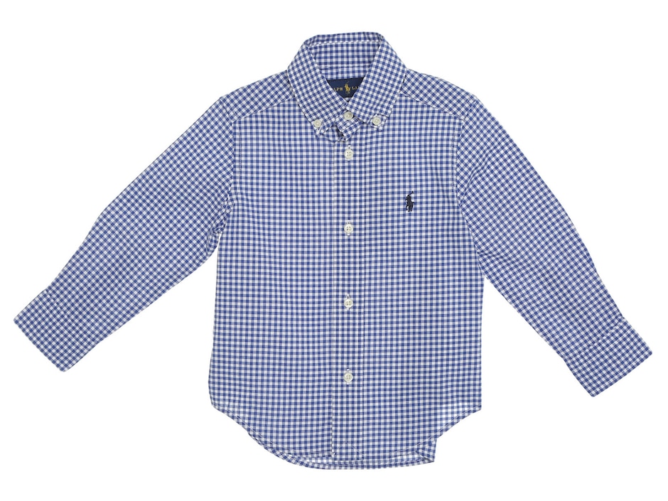Camisa Polo Ralph Lauren manga larga de algodón para bebé
