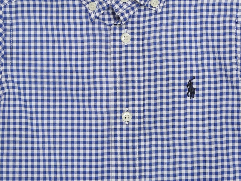 Camisa Polo Ralph Lauren manga larga de algodón para bebé