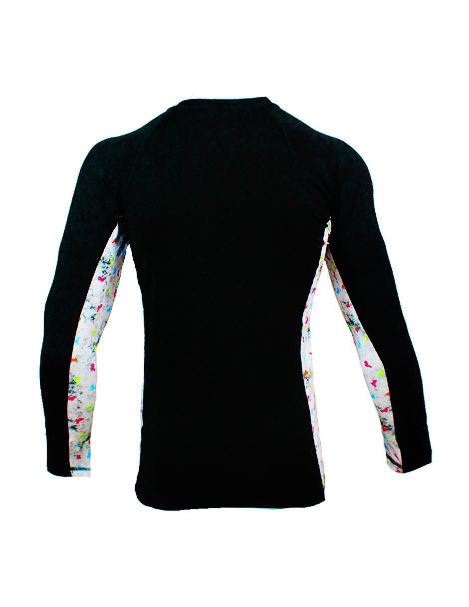 Rashguard estampado logo para niña