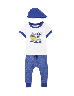 Conjunto Baby de algodón para bebé niño 3 piezas