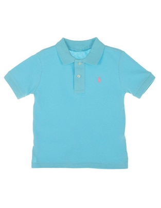 Playera tipo polo de algodón para bebé niño