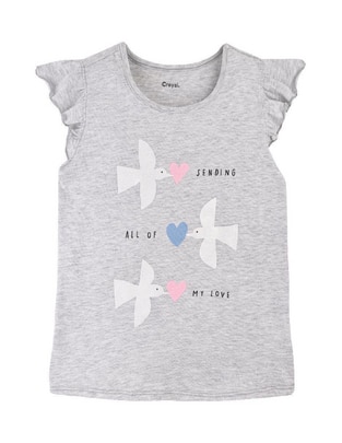 Playera Creysi manga corta para niña
