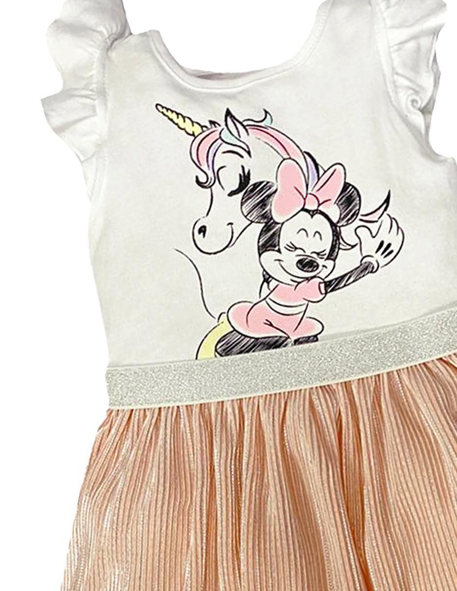 Vestido manga volantes para niña