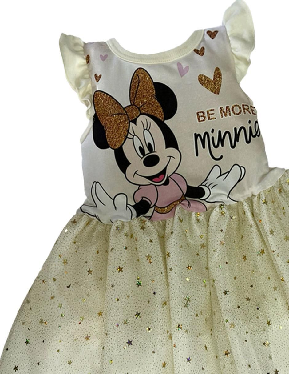 Vestido manga volantes para niña
