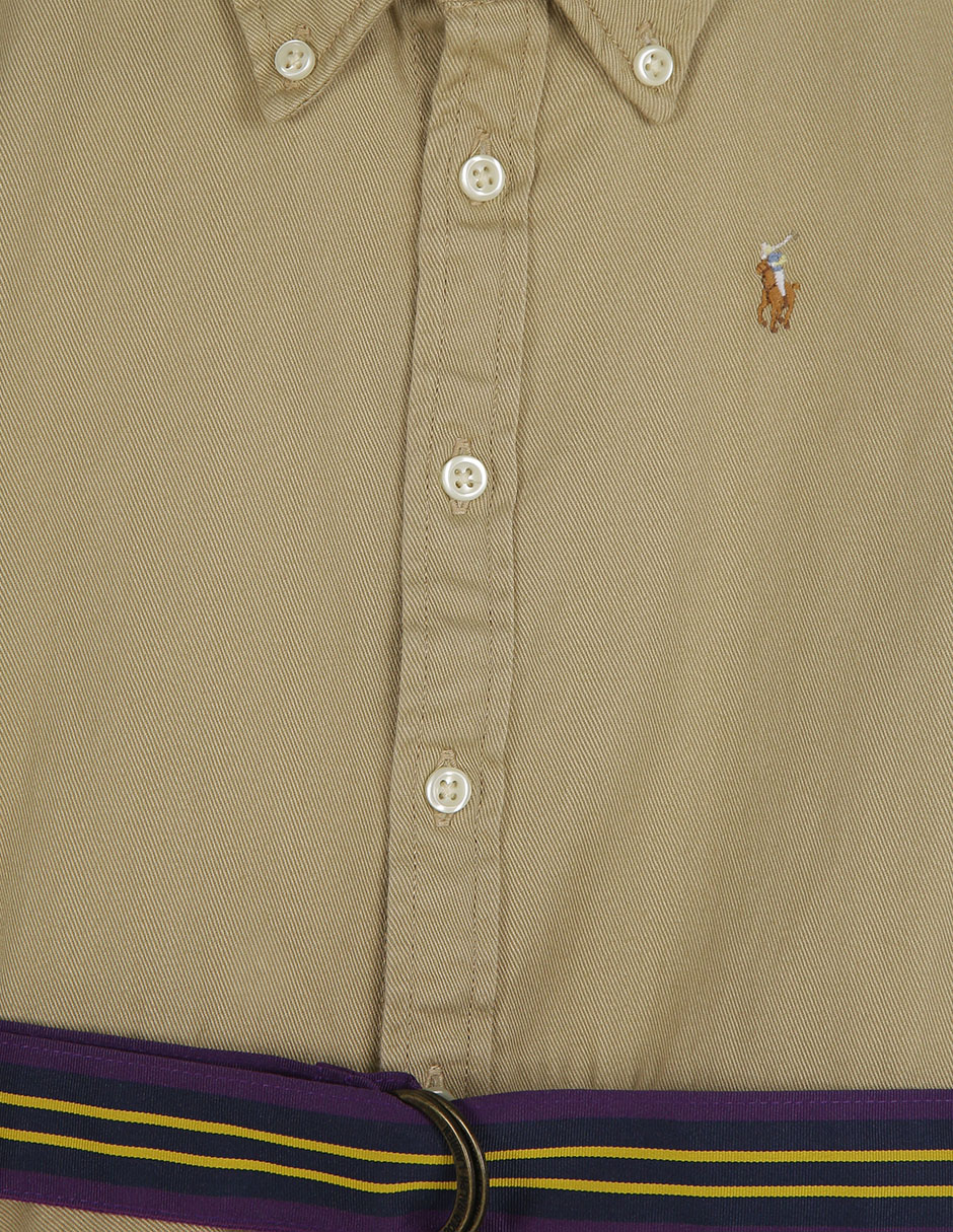 Vestido Polo Ralph Lauren manga con puño para niña