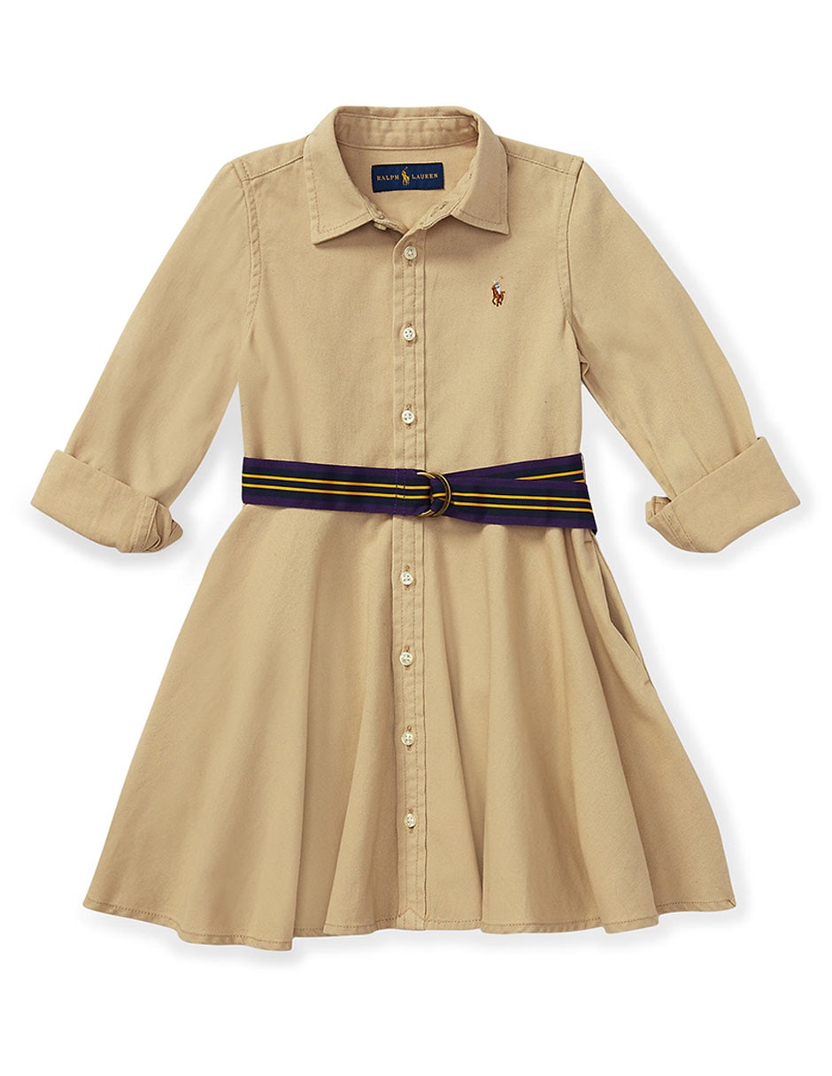 Vestido manga con puño para bebé niña 4