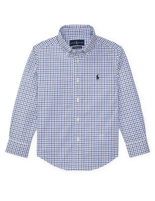 Camisa Polo Ralph Lauren manga larga de algodón para bebé