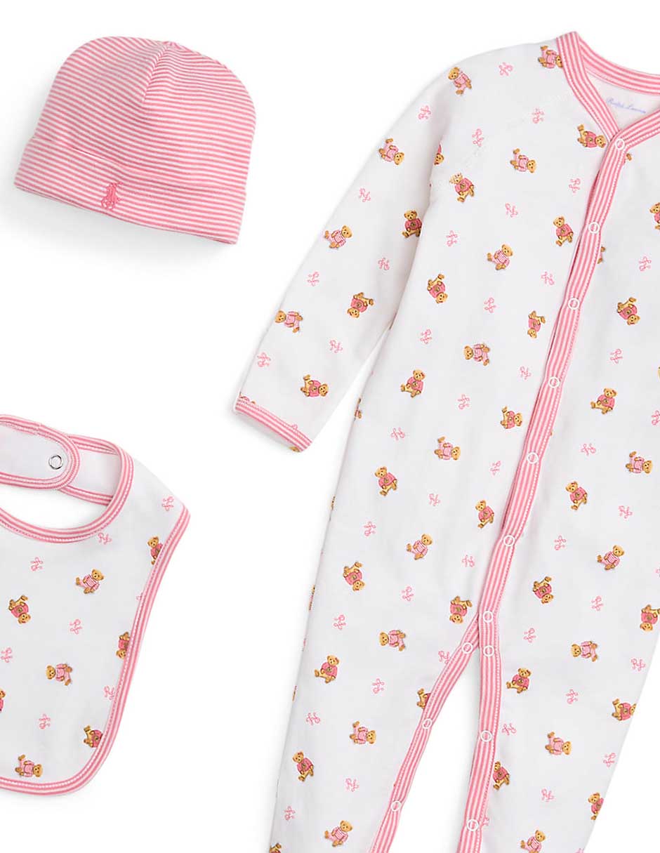 Set bebé Polo Ralph Lauren para niña