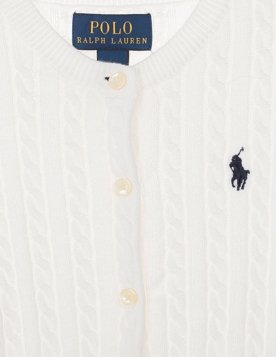 Suéter trenzado Polo Ralph Lauren para bebé niña 5