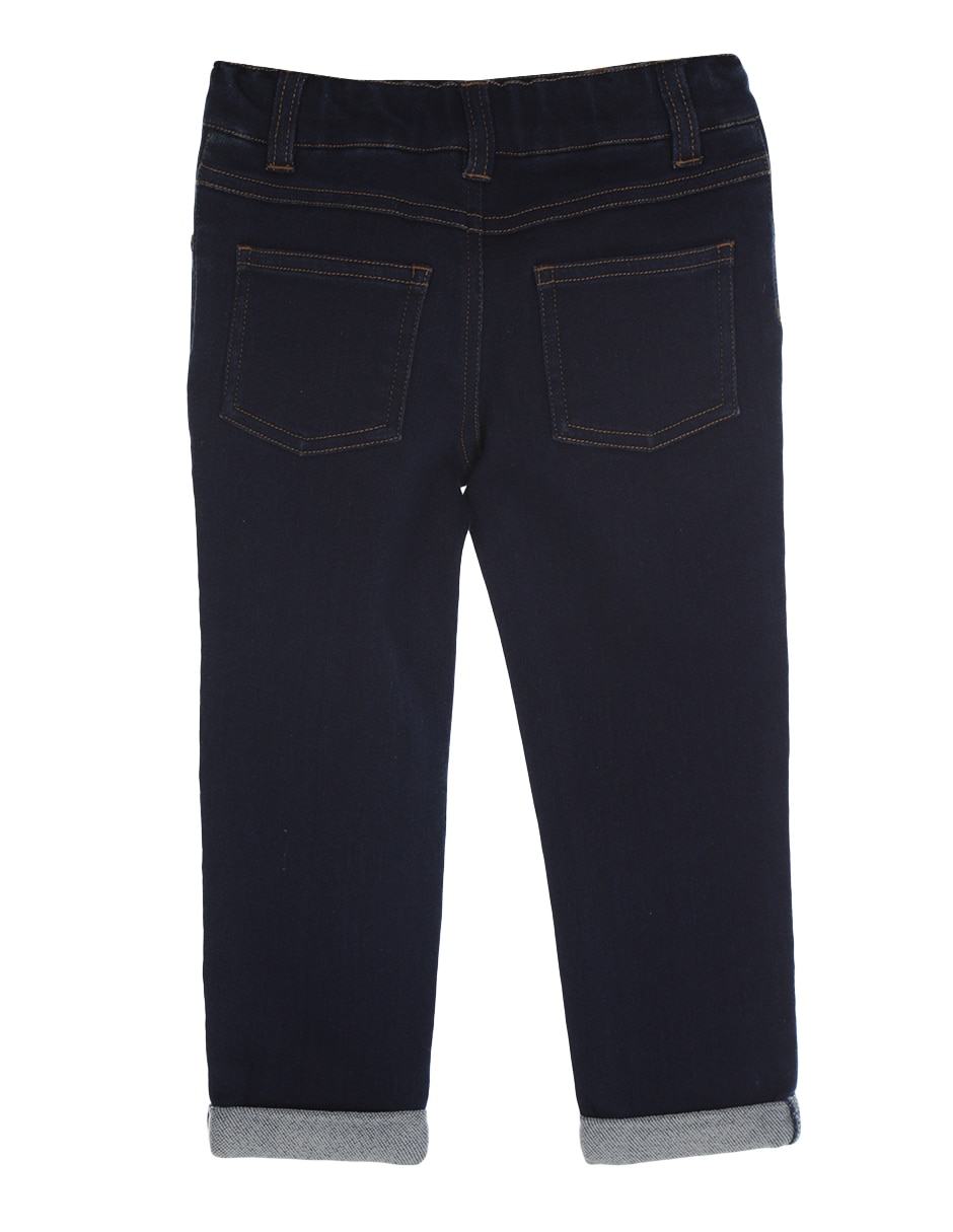 Jeans skinny Mon Caramel deslavado para bebé niño
