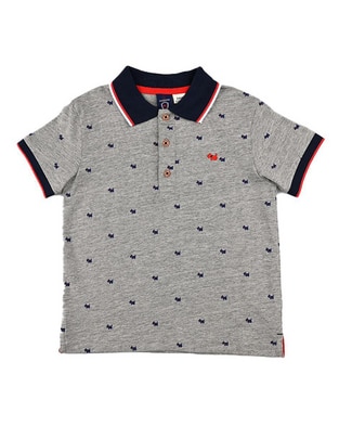 Playera tipo polo Lima de algodón para niño Playera tipo polo Lima de algodón para niño