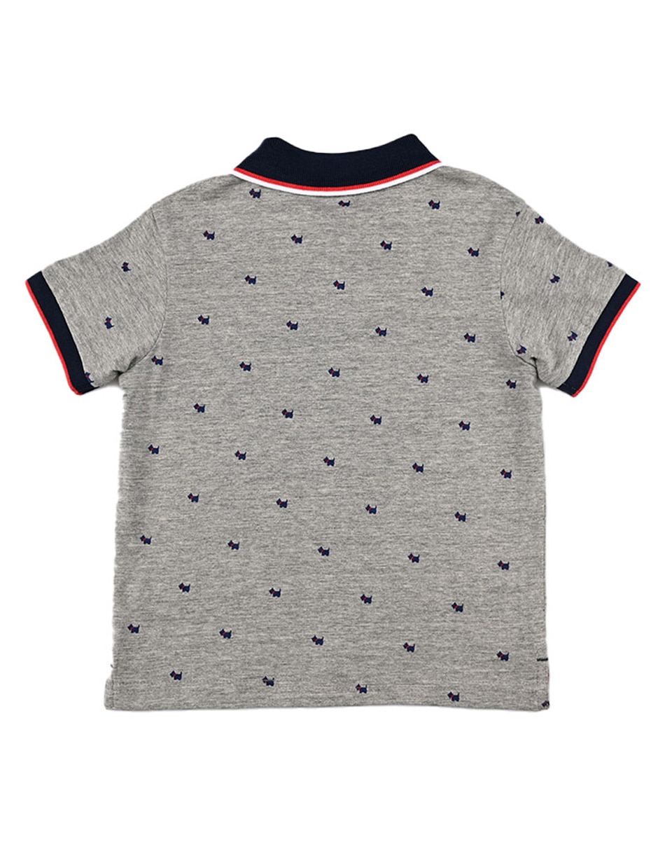 Playera tipo polo Lima de algodón para niño 2
