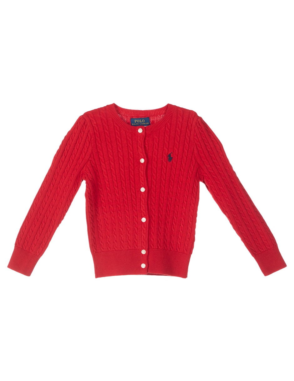 Suéter trenzado Polo Ralph Lauren para bebé niña