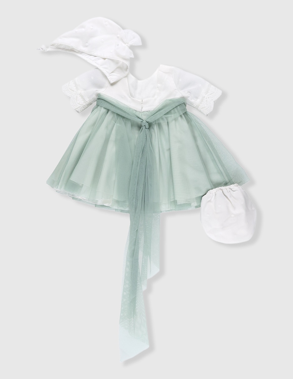 Conjunto vestido La Ormiga manga regular para bebé niña