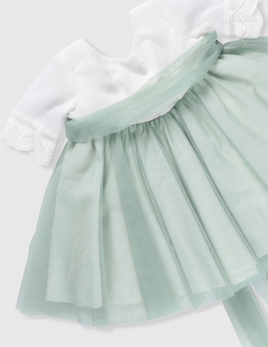 Conjunto vestido La Ormiga manga regular para bebé niña