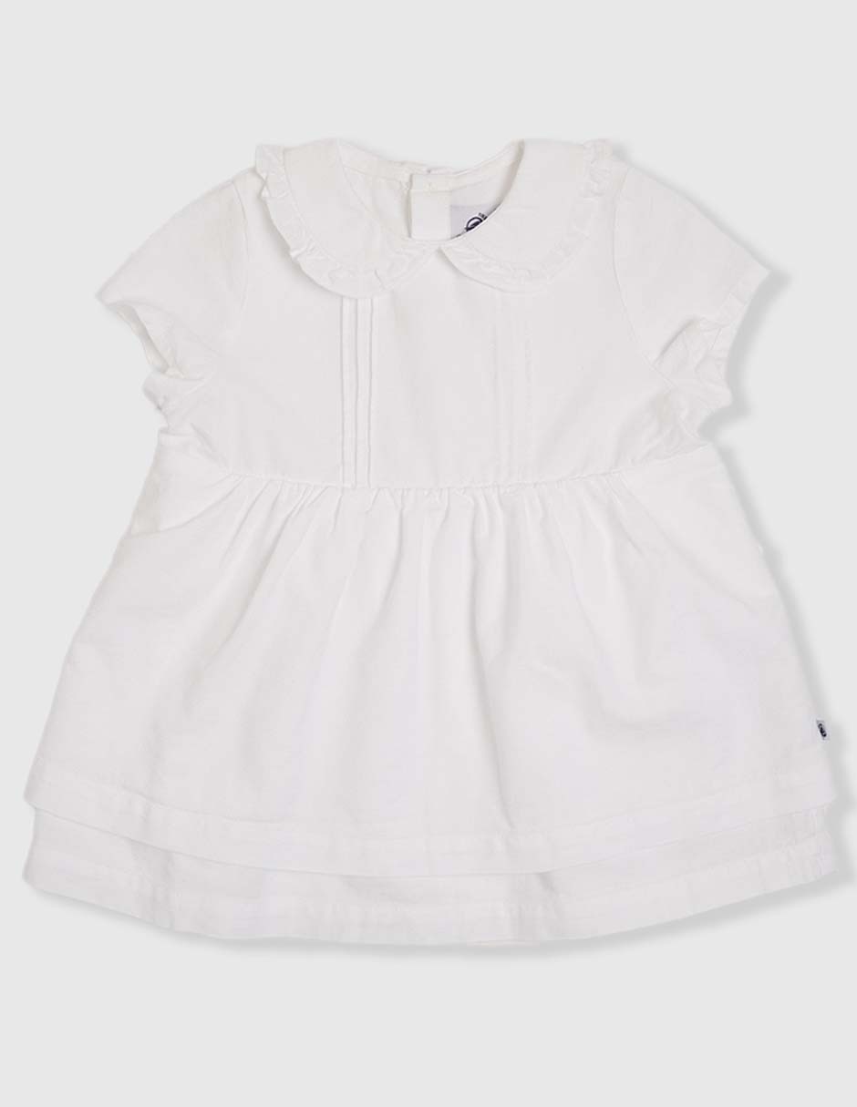 Vestido manga regular para bebé niña