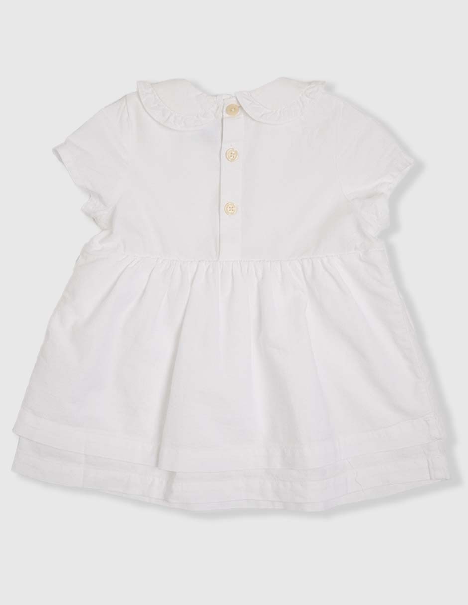 Vestido manga regular para bebé niña 4