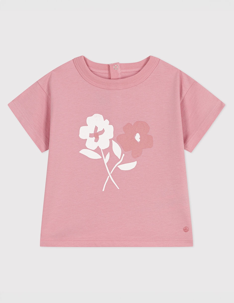 Playera manga corta para bebé unisex