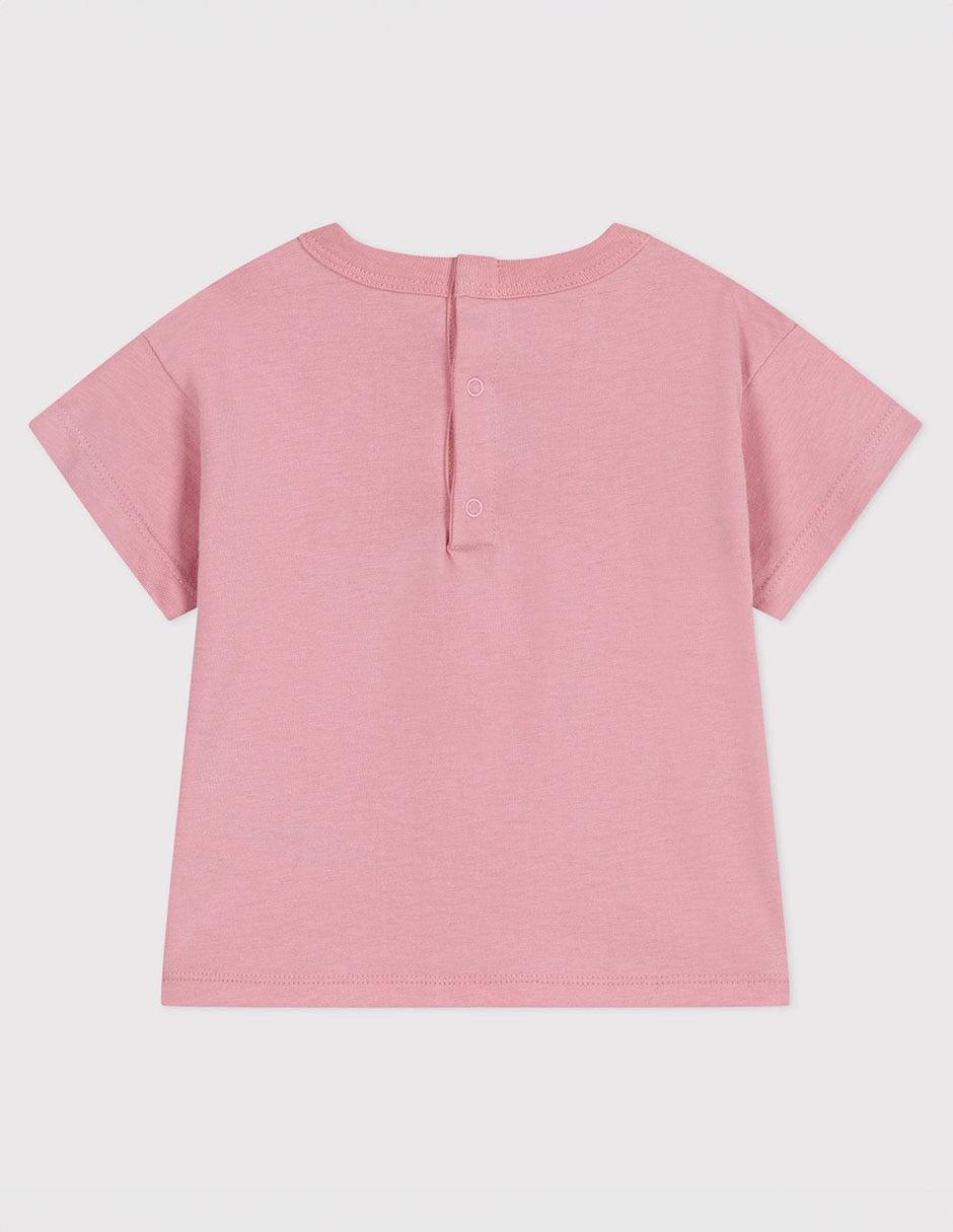 Playera manga corta para bebé unisex