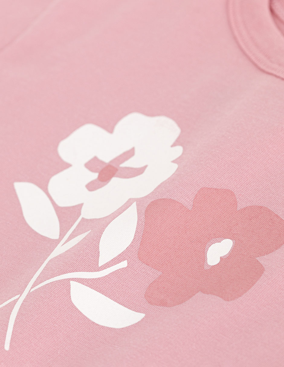 Playera manga corta para bebé unisex