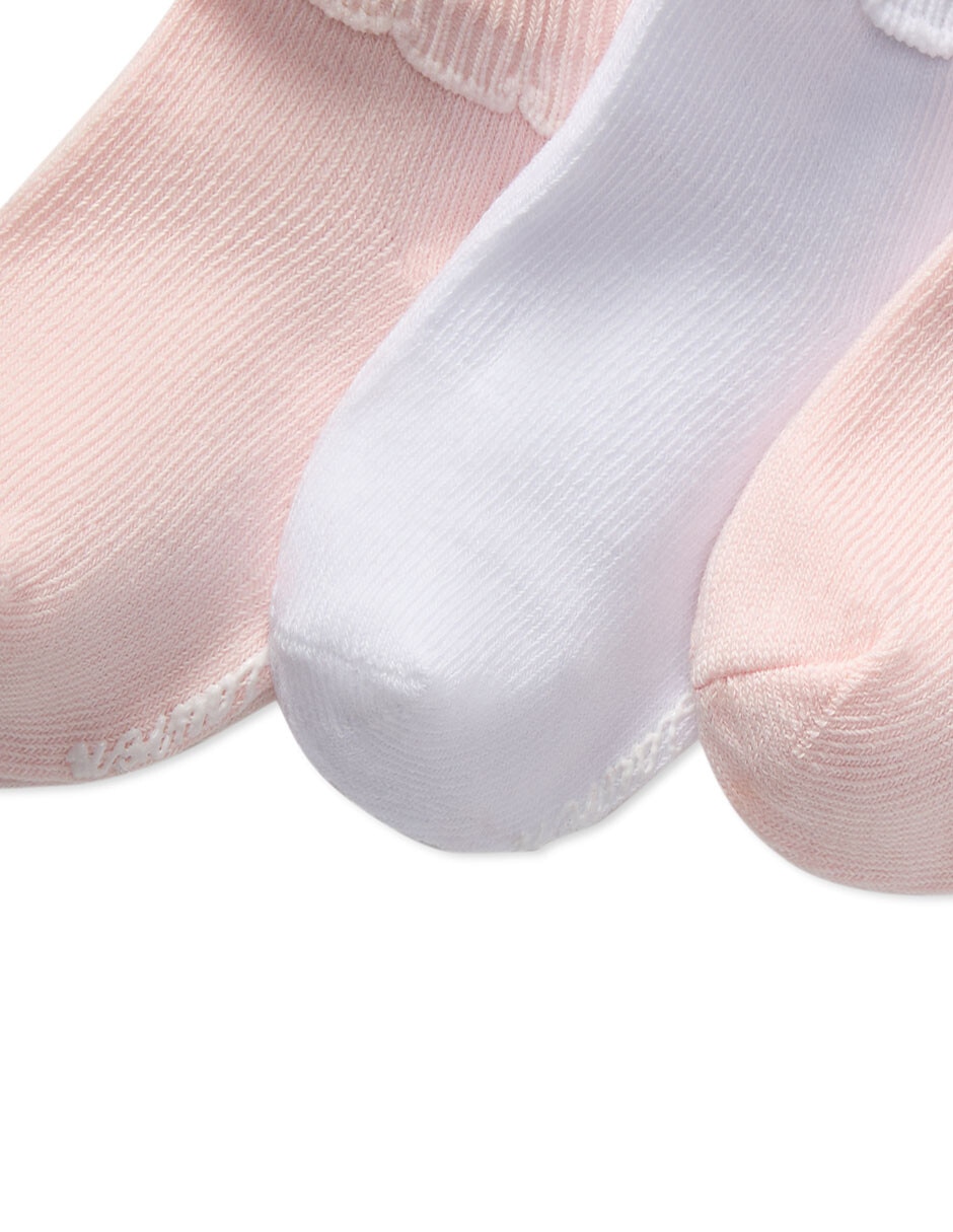 Set calcetín de algodón para niña 3 pares 3