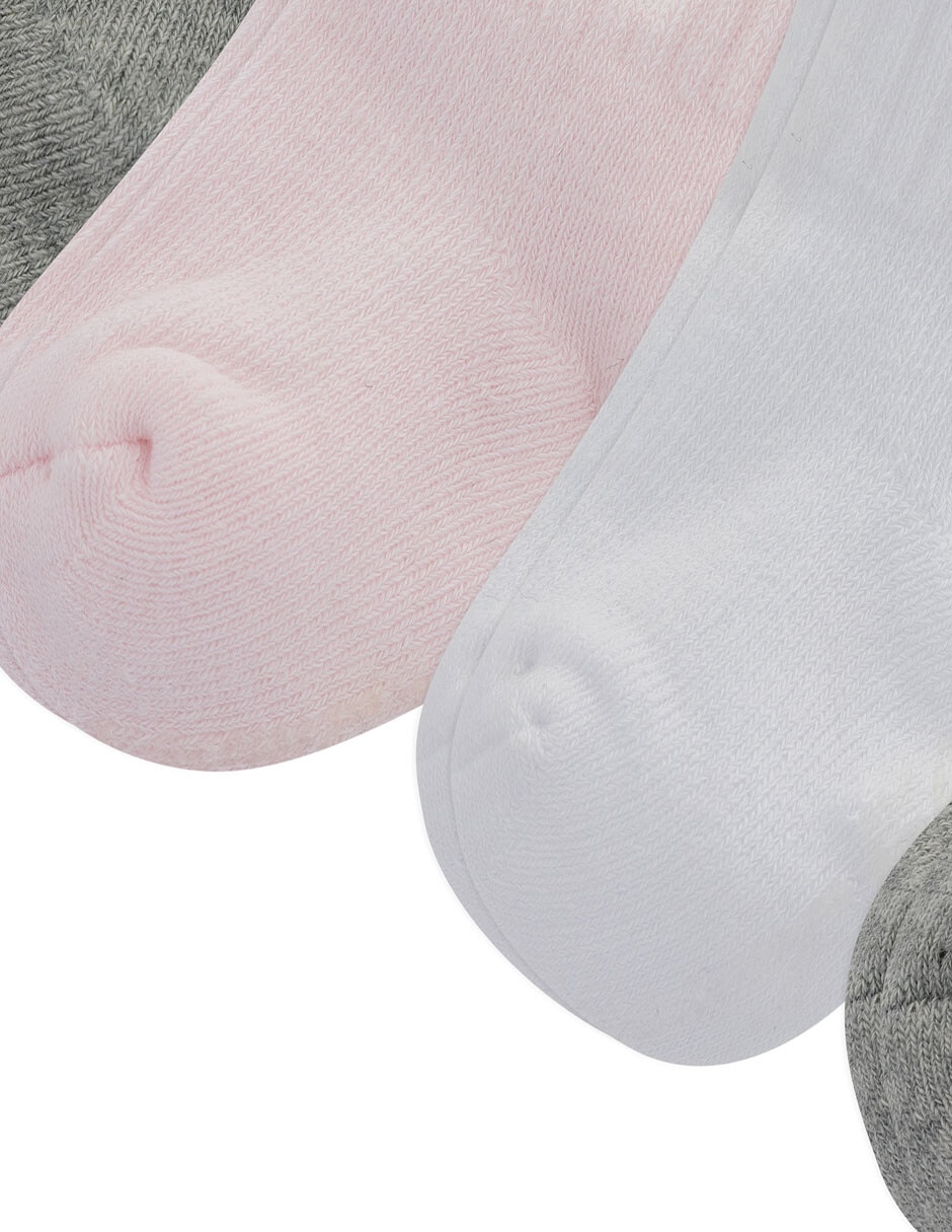 Set tín de algodón para bebé niña 6 pares 3