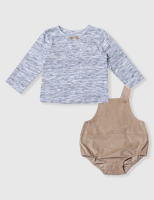 Conjunto Mon Caramel de algodón para bebé niño