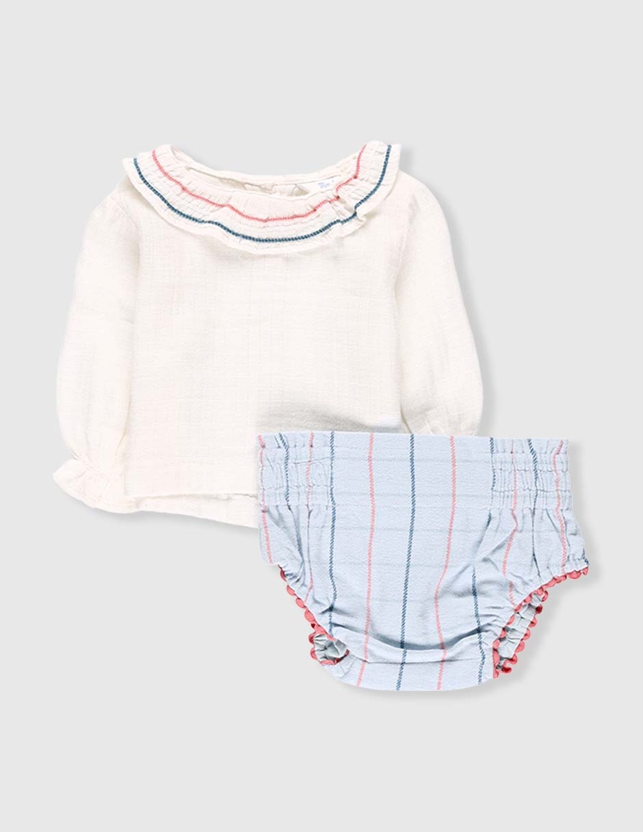 Conjunto de algodón para niña 1