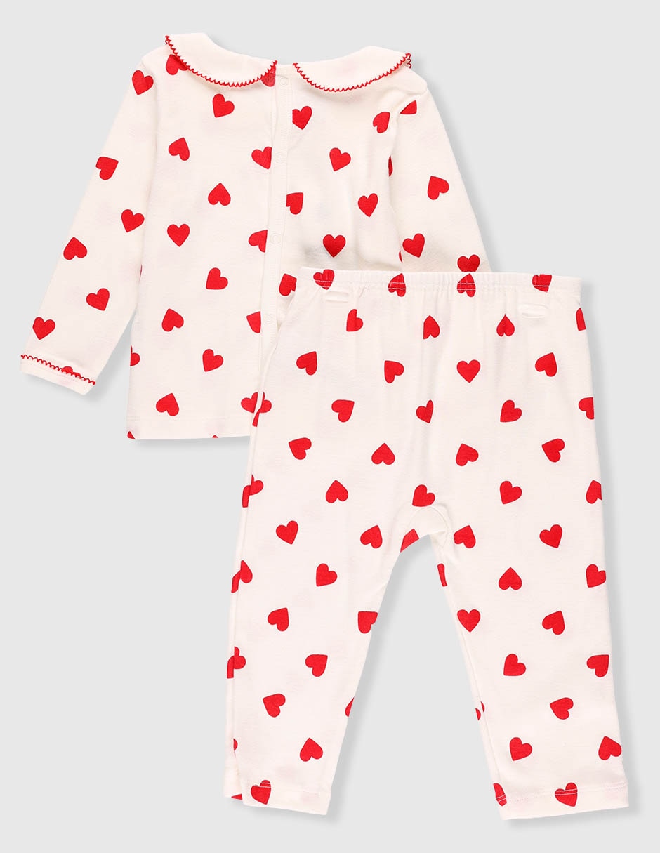 Conjunto de algodón para bebé niña