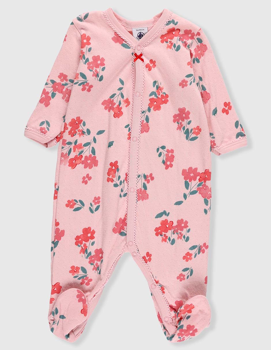 Mameluco de algodón para bebé niña Mameluco de algodón para bebé niña