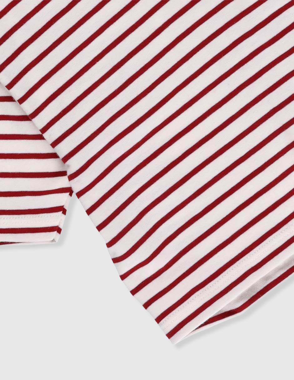 Playera Petit Bateau manga corta para bebé niña