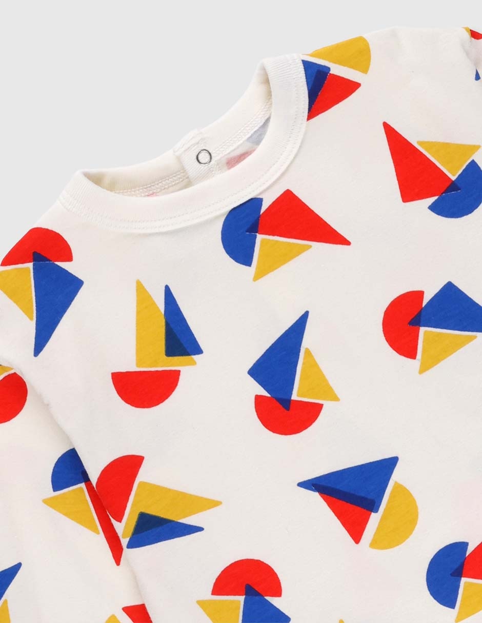 Playera Petit Bateau manga larga para bebé niño
