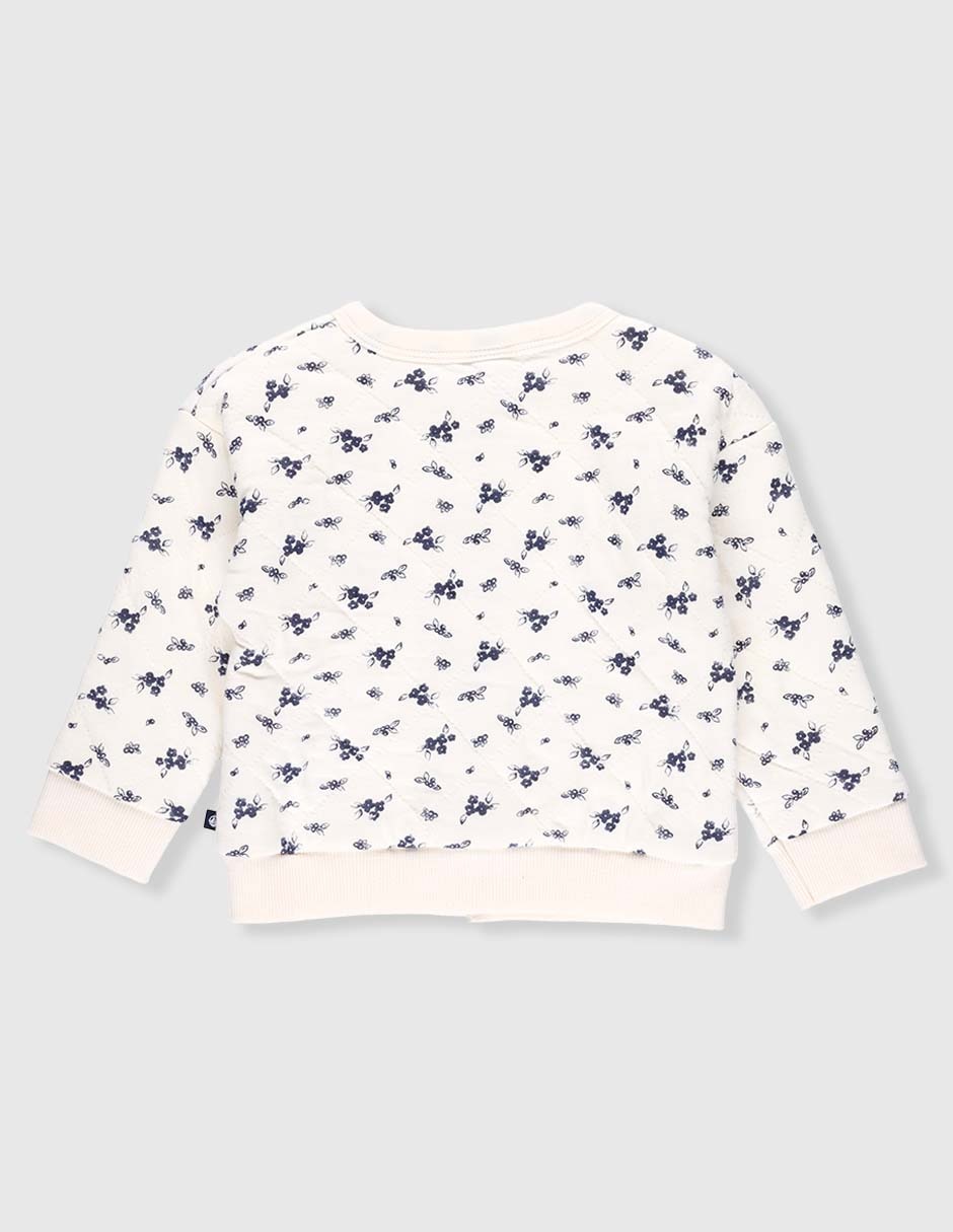 Sudadera Petit Bateau para bebé niña