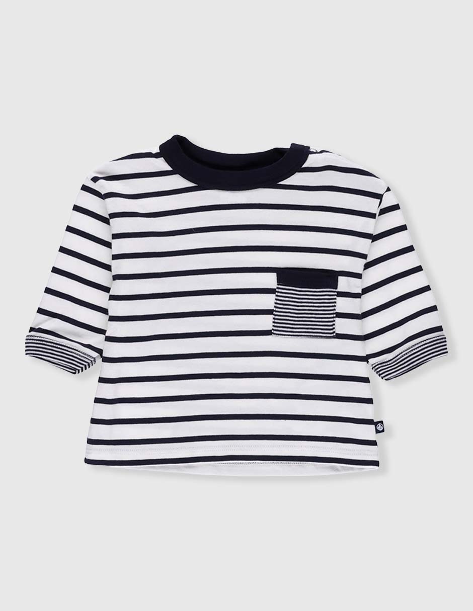Playera manga larga para bebé niño
