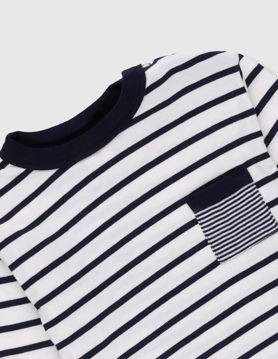 Playera manga larga para bebé niño