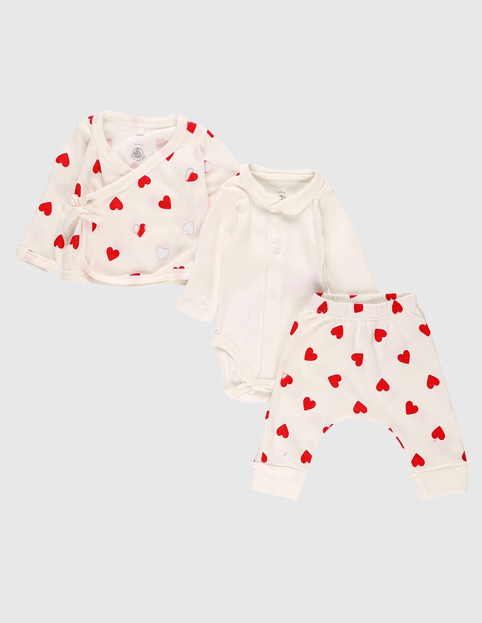 Conjunto de algodón para bebé niña 1