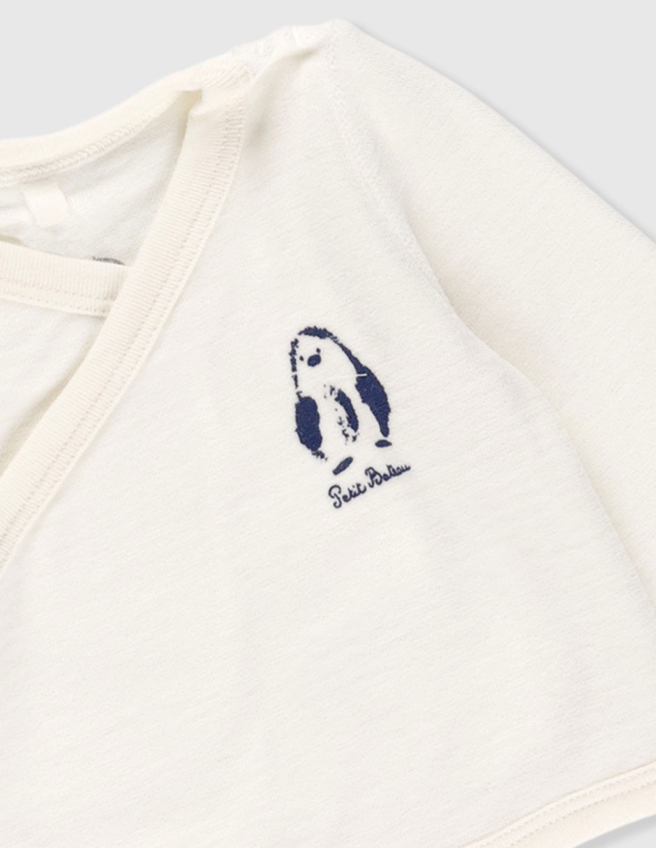 Conjunto casual Petit Bateau de algodón para bebé unisex