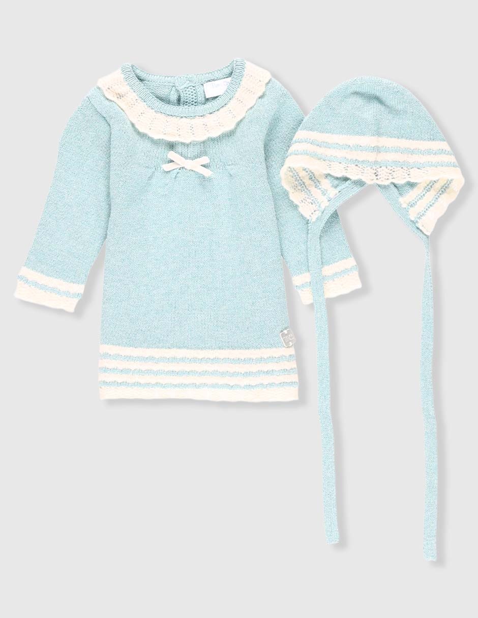Vestido manga regular para bebé niña 1