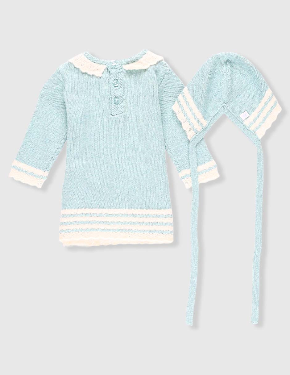 Vestido manga regular para bebé niña 5